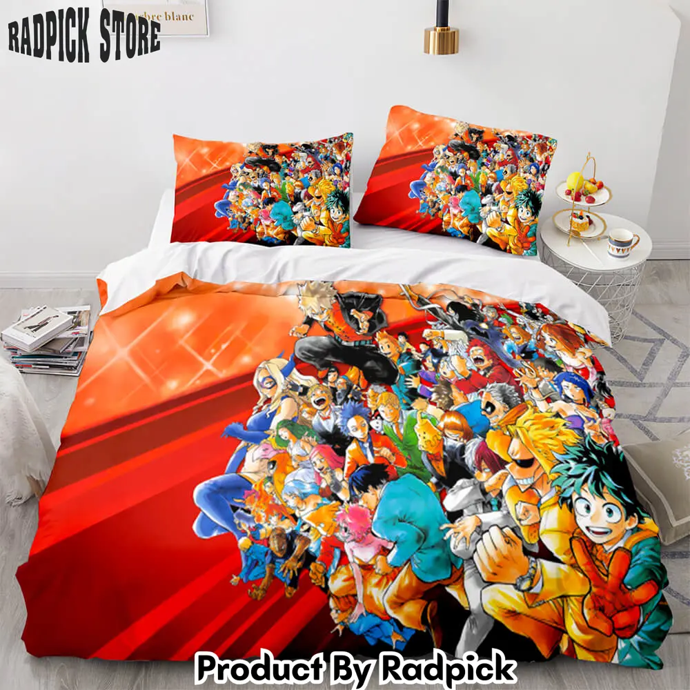 My hero academia bedding set cosplay duvet covers bed sheets sets  rp0418850